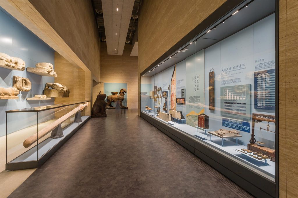 Museum of Grand Canal Wall-along  Display Cases
