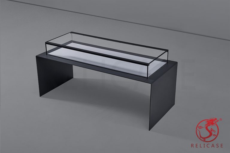 TT004 Automatic Lift offOpening Table Top Display Case