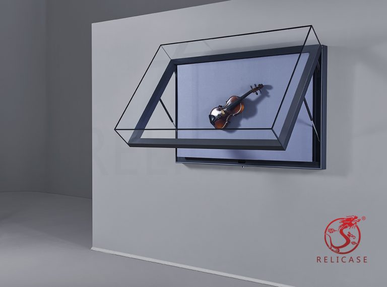 WD008 Wall-mounted Frameless Display Cases