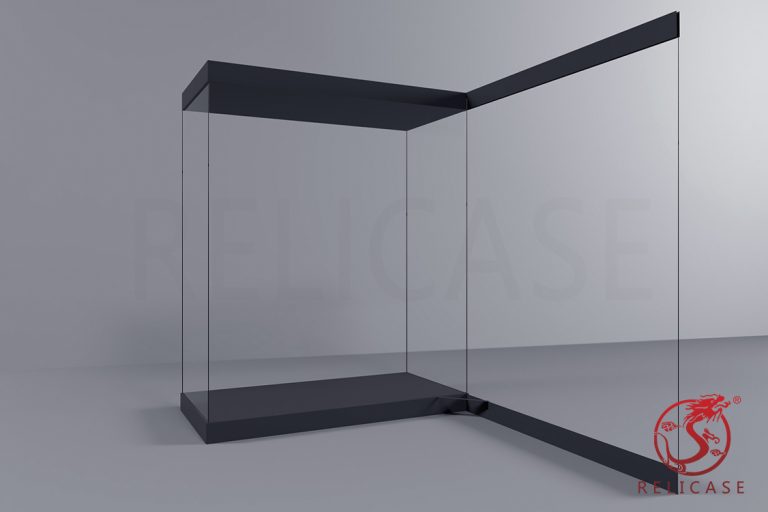 FS007Hinged Side Opening Freestanding Display Case