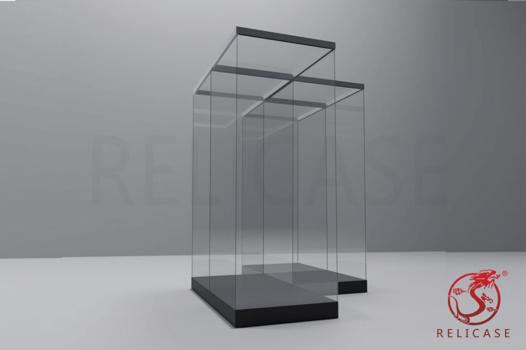 Top glass Quare Modular display cases