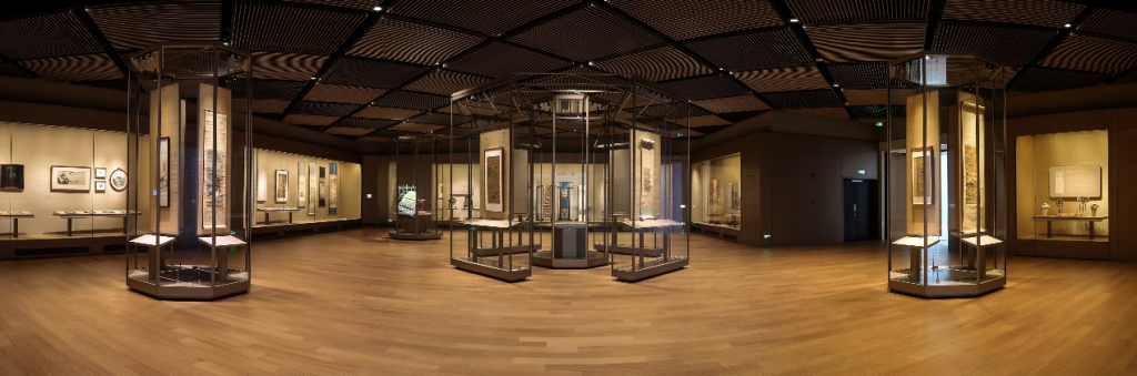 Large Freestanding Crafts museum display cases